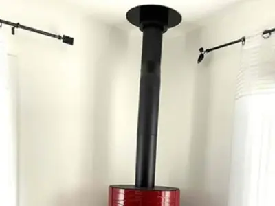 Installation de conduit de fumée